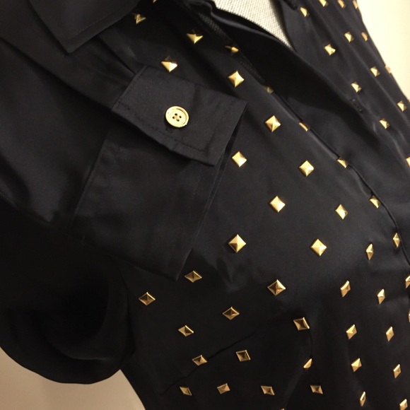MICHAEL KORS - Button Down Shirt w/studs (M) ~ NWT - Picture 5 of 7